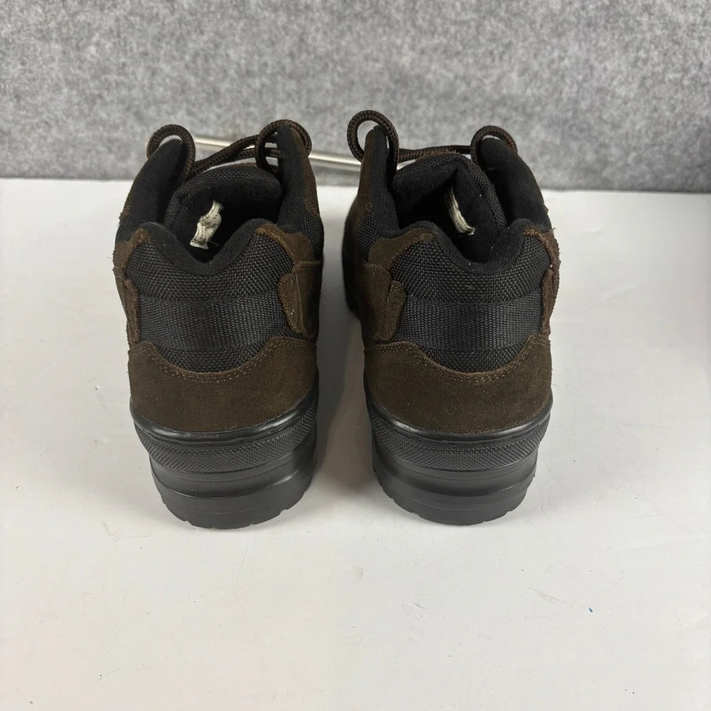 Unbranded Hiking Boots Mens 10 Brown Suede Mid Top Lug Sole 5556 NEW
